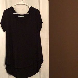 Maurices black high low top.